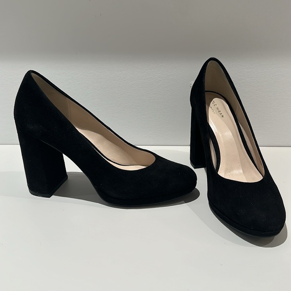 Cole Haan Suede block platform heels - Picture 6 of 6